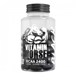 Bcaa Black 2400 120cps - Vitamin Horse