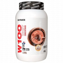 W100 Whey Concentrado (Chocolate) 900g - Nutrata Nutrition
