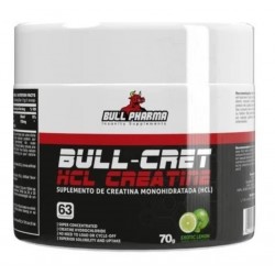 Bull-Cret HCL Creatine (Limão) 70g - Bull Pharma