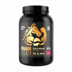 Whey Protein Gold Horse (Morango) 907g - Vitamin Horse