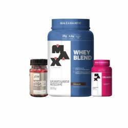 COMBO: Whey Blend 900g (Vitamina de Frutas) + Colagen 100cps +  Crea 90cps