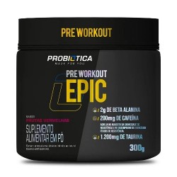 Epic Pré Workout  (Frutas Vermelhas) 300g - Probiotica