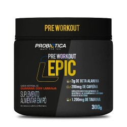 Epic Pré Workout  (Guarana com Laranja) 300g - Probiotica